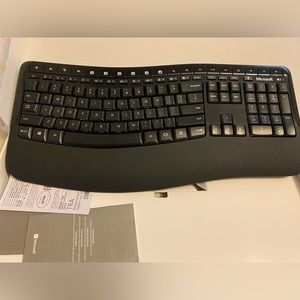 Brand new Ergonomic Microsoft Wireless keyboard and mouse.